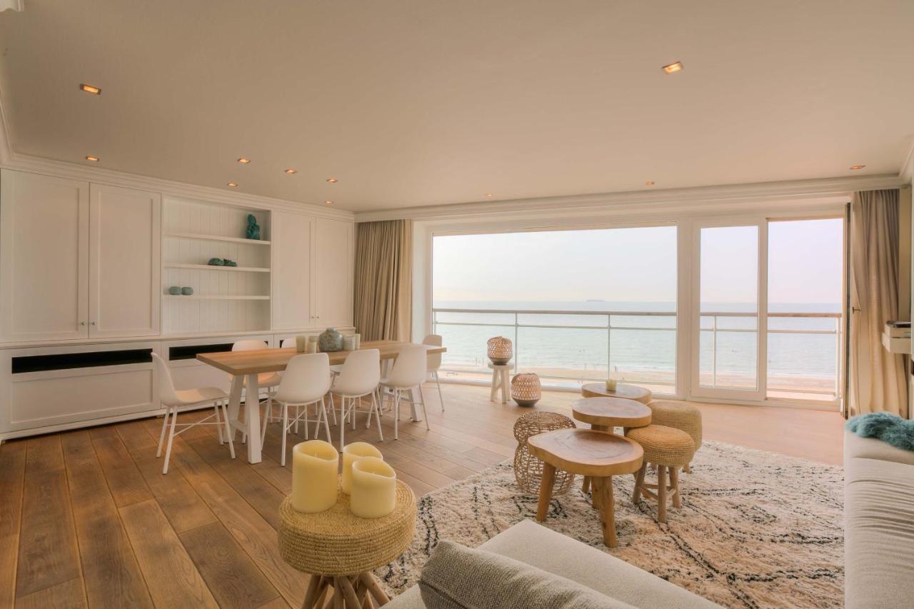 Appartementen Op De Zeedijk In Knokke Op De 3E En 4E Verdieping Van Logie Marie Экстерьер фото