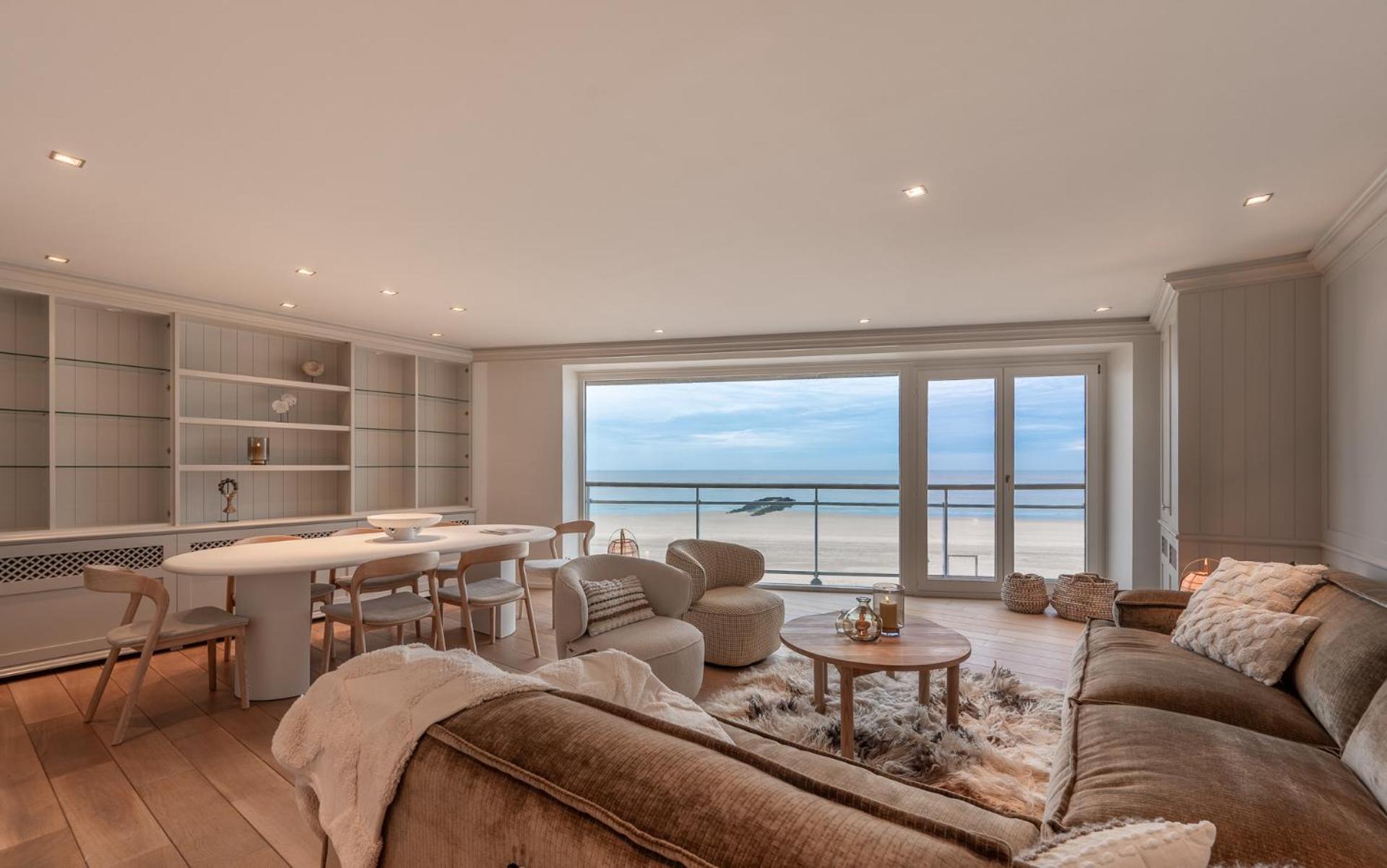 Appartementen 3 En-Of 4 Op De Zeedijk In Knokke Van Logie Marie Кнокке-Хейст Экстерьер фото
